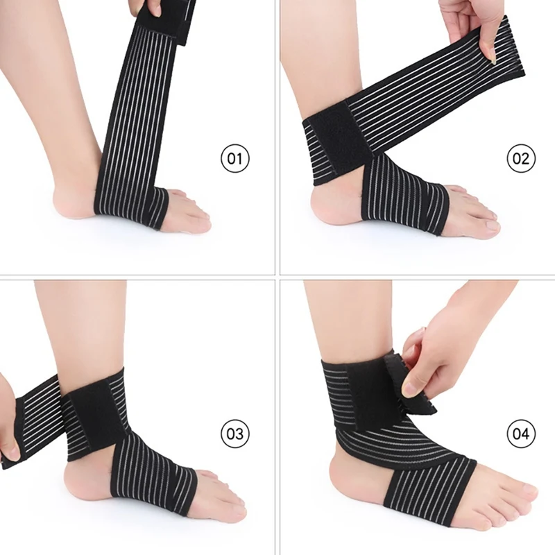 

Sports Ankle Support Strain Bandage Volleyball Basketball Ankle Protection Adjustable Elastic Ankle Band Wrap Guard