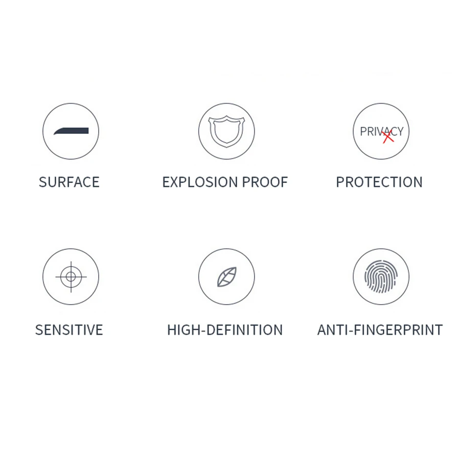 9H 3D изогнутое полное покрытие из закаленного стекла с антибликовым покрытием для