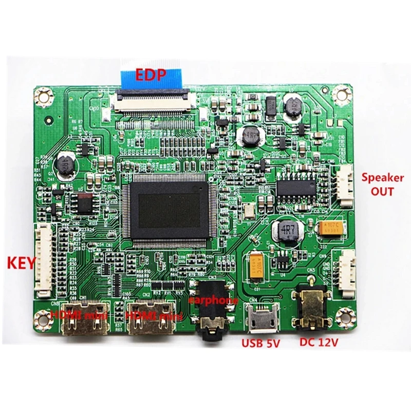 

New 2Mini HDMI+Audio 2K LCD Controller Board Kit For 2K LCD 14" LP140QH1-SPB1 B140QAN01 EDP 40Pin 2560X1440 Notebook LCD Screen