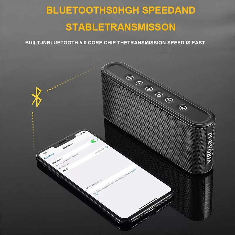 Беспроводной Bluetooth динамик большой объем сабвуфер открытый портативный