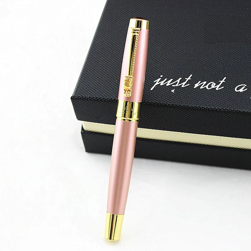 Высококачественная металлическая шариковая ручка с золотым Драконом роскошная