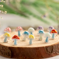 multicolor mushrooms ceramic earrings fashion gift ear studs jewelry wholesale for women girl ly335