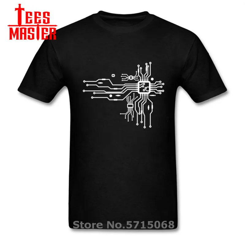 Футболка мужская компьютерная хлопок с принтом ЦП сердечко гик нерд хакер геймер