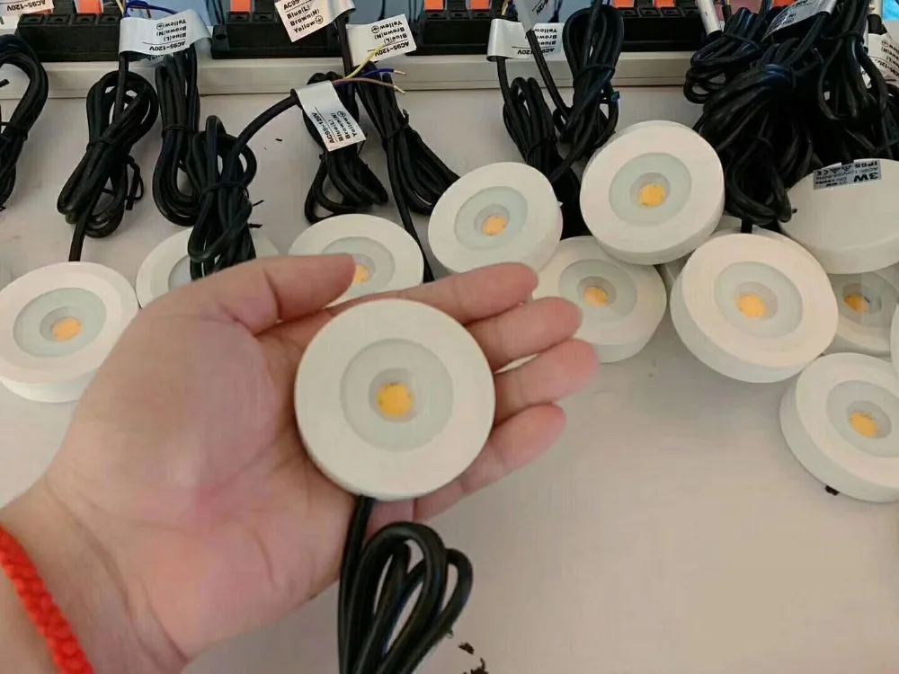 Под шкаф свет CREE 5 Вт 7 COB Диммируемый потолочный светодиодный светильник лампы