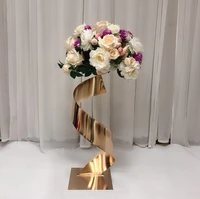 wedding flower iron rack event party table centerpieces flowers vase candle holder backdrops stage road lead decoration