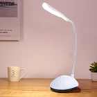 Складная Настольная Светодиодная лампа для чтения, портативный ночсветильник с 4 светодиодный и питанием от аккумулятора