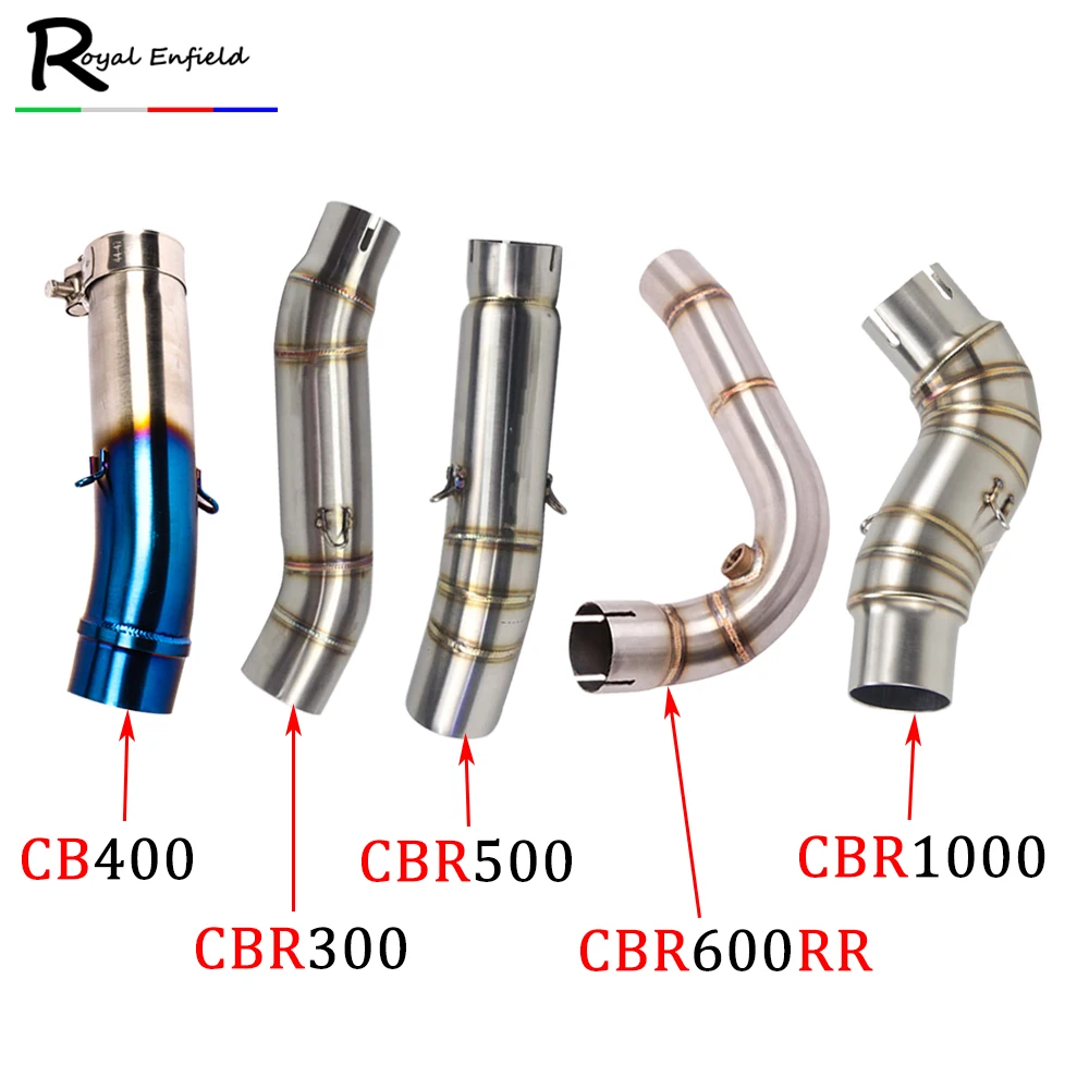 Выхлопная труба мотоцикла для HONDA CBR300 CB400 CBR500 Hornet 600 CBR600RR F5 NC700 CBR1000 RR CB1300|Выхлопные