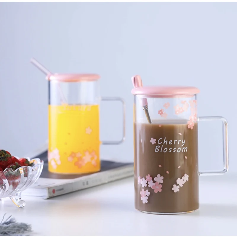 Милая мультяшная кружка креативная стеклянная для воды молока чая кофе лучшая