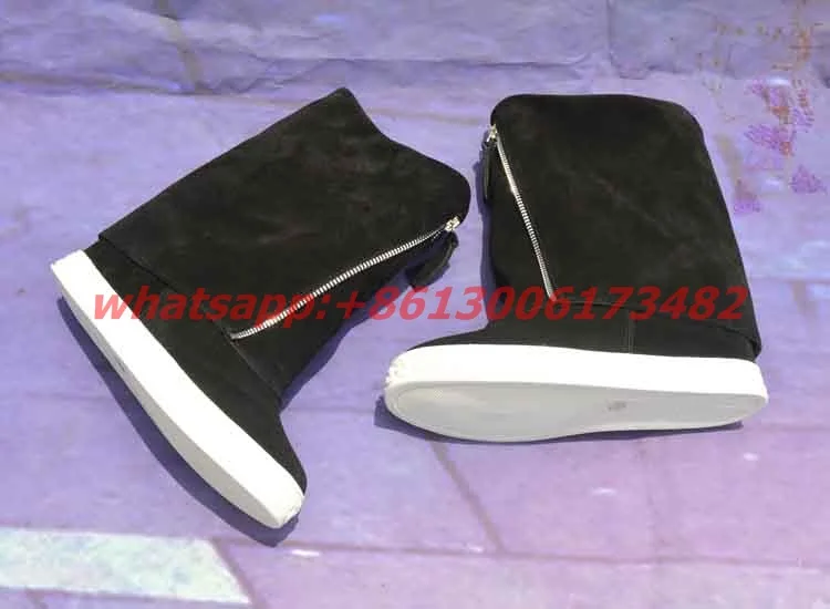 Женские ботильоны на платформе IG дизайнерские Брендовые с открытой молнией и