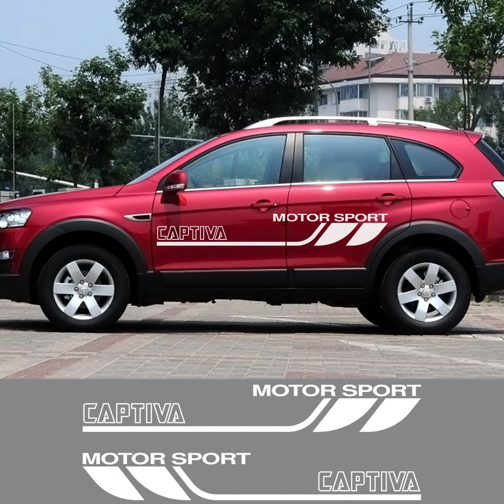 

2 шт., виниловые наклейки на дверь для Chevrolet Captiva
