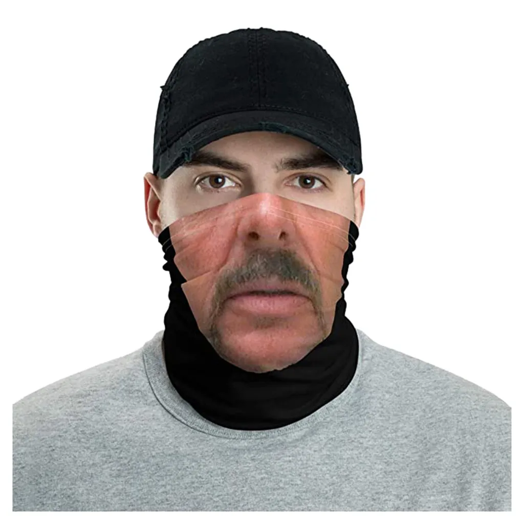 Бесшовные 3d банданы для мужчин и женщин шарфы на шею с забавным принтом езды