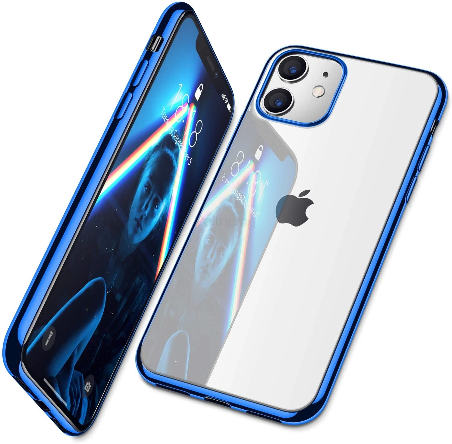 Роскошный чехол для телефона iPhone 11 Pro XR X XS MAX с лазерным покрытием мягкий