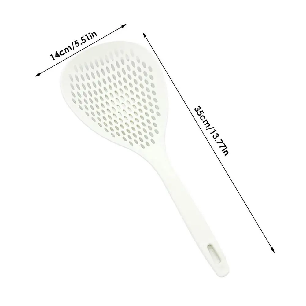 

Japanese Scoop Colander Nylon Slotted Soup Spoon Skimmer Strainer Fry Food Mesh Filter Colander For Spaghetti Pasta Kitchen Tool