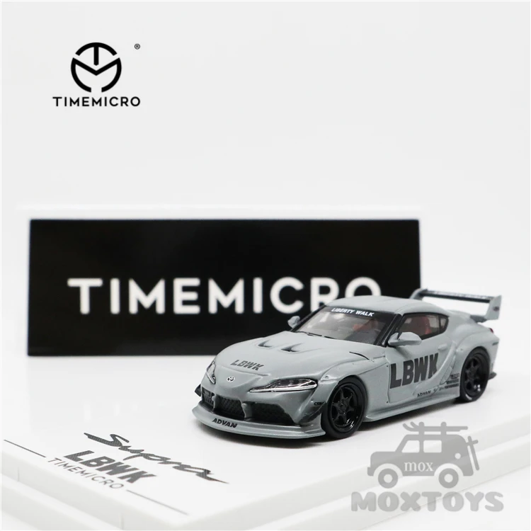 TimeMicro 1:64 LBWK фунтов лёгкий нейлоновый трос работы Toyota Supra/Pandem Rocket Bunny Mazda RX-7 серый