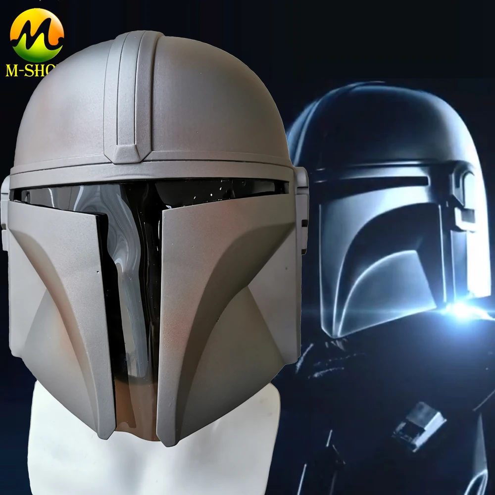 Шлем для косплея Мандалора ПВХ маска Хэллоуин реквизит головной убор Boba Fett