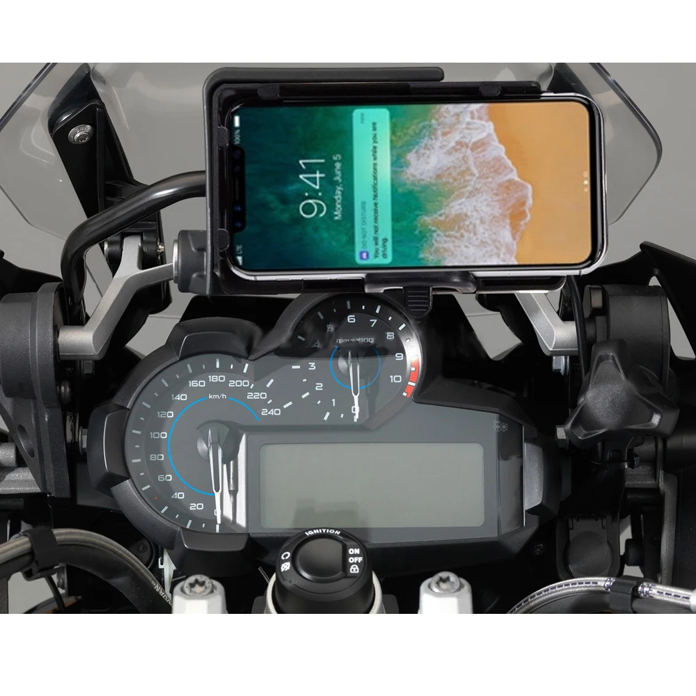 

R1200GS R1250GS Motorcycle Mobile Phone GPS Navigation Bracket Support 12MM fits For BMW R 1200 GS LC ADV R1250 GS Adventure