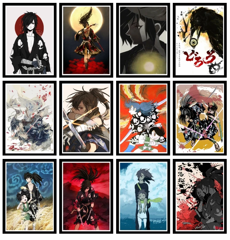 

Идеальный JL Dororo аниме Hyakkimaru Японский Аниме Комикс детские рисунки постер и принты настенные картины для гостиной домашний декор