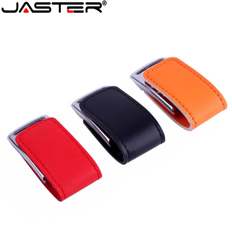 Флэш-накопитель JASTER в виде настоящей ручки 8 ГБ 16 32 64 кожаный USB флэш-накопитель с