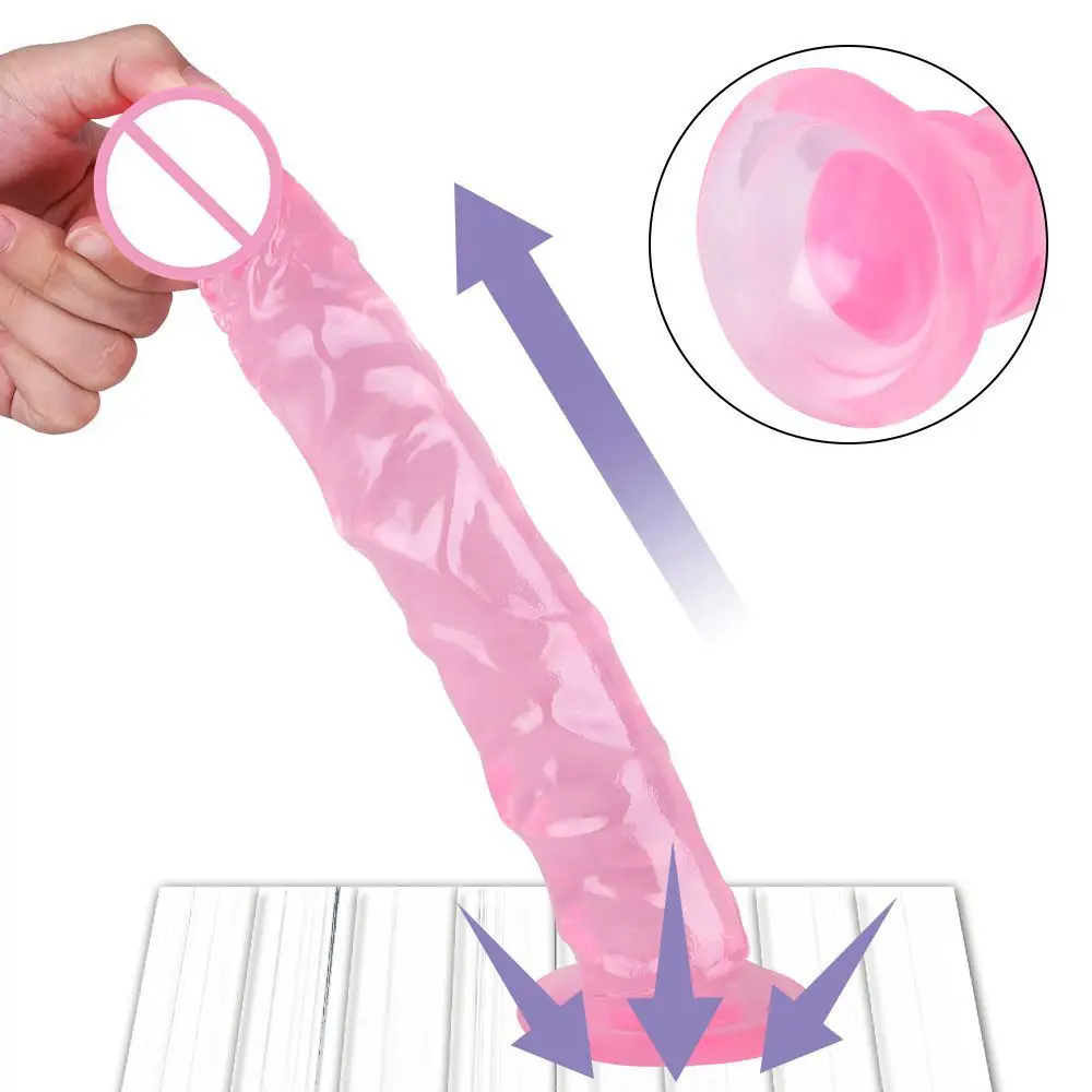 Сильный присоска гибкий большой фаллоимитатор реалистичный пенис интимные