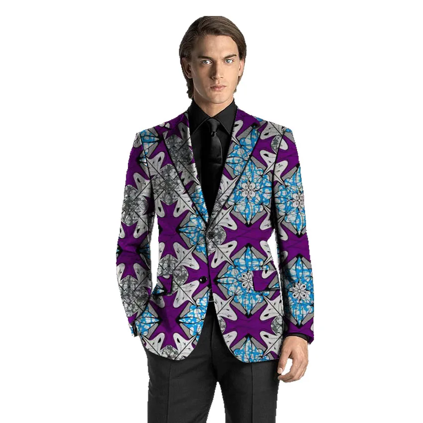 Мужские блейзеры с Африканским принтом мужской костюм Анкары куртка свадебное