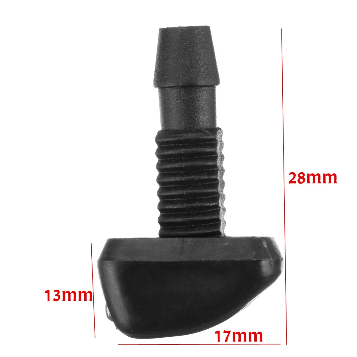 Pair of Universal Car Windscreen Washer Wiper Nozzle Front Window Spray Jet |