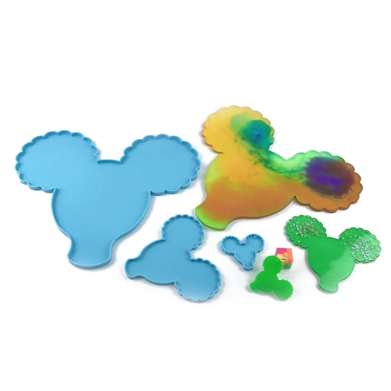 

Human Head Silhouettes Coaster Epoxy Resin Mold Cup Mat Mug Pad Casting Silicone Mould DIY Crafts Jewelry Mold