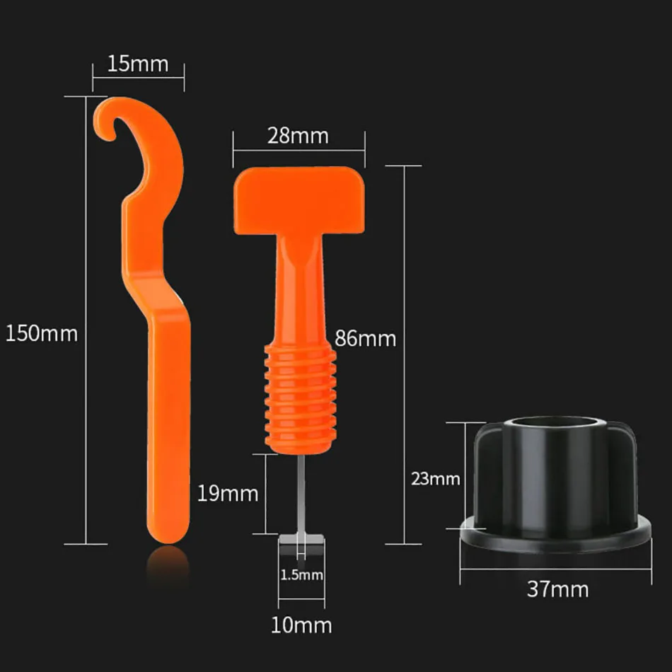 

Adeeing New 50pcs/set Level Wedges Tile Spacers For Flooring Wall Tile Carrelage Leveling System Leveler Locator Spacers Plier
