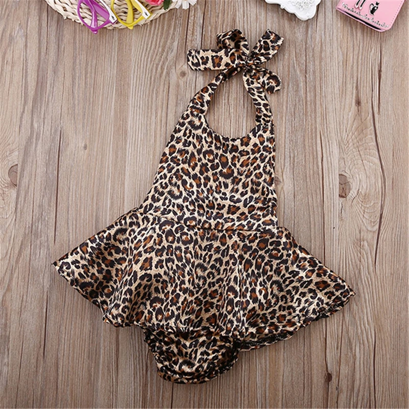 Leopard Bodysuit Baby Clothing Cool Baby Girls Original Bodysuits Suit Set Body Jumpsuit Summer Style