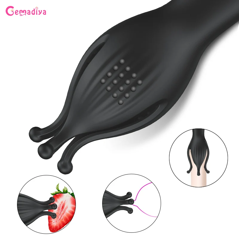 Вибратор массажер для пениса Мужской вибрирующий глюк тренажер выносливости