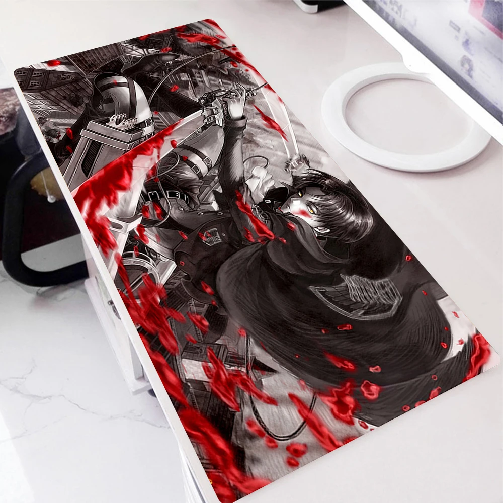 

Attack on Titan Anime Mousepad Xxl Mause Gamer Rubber Keyboard Mat Laptop Gamer Mouse Mats Gaming Mouse Pad Large Diy Mice Rug