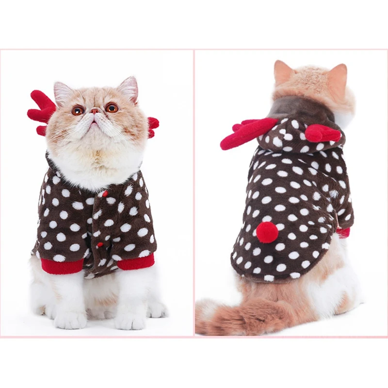 Одежда для питомцев собак кошек рождественский костюм маленьких одежда