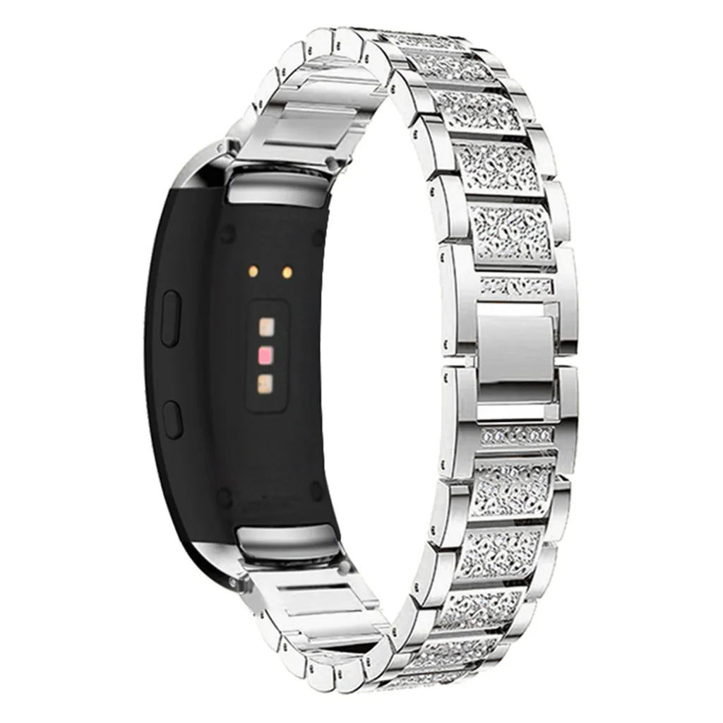 Ремешок из нержавеющей стали для Samsung Gear Fit 2/Fit 2 Pro деловой роскошный подарок