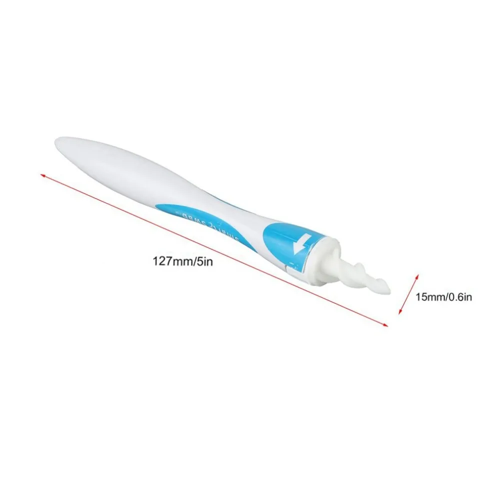 16 наконечников вращающийся умный ушной очиститель для ушей легко удаляет воск