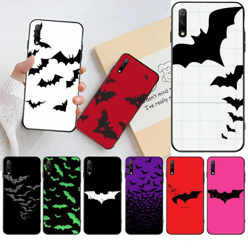 

HUAGETOP Goth Vampire Bat Gothic Grunge Phone Case for Huawei Honor 30 20 10 9 8 8x 8c v30 Lite view pro