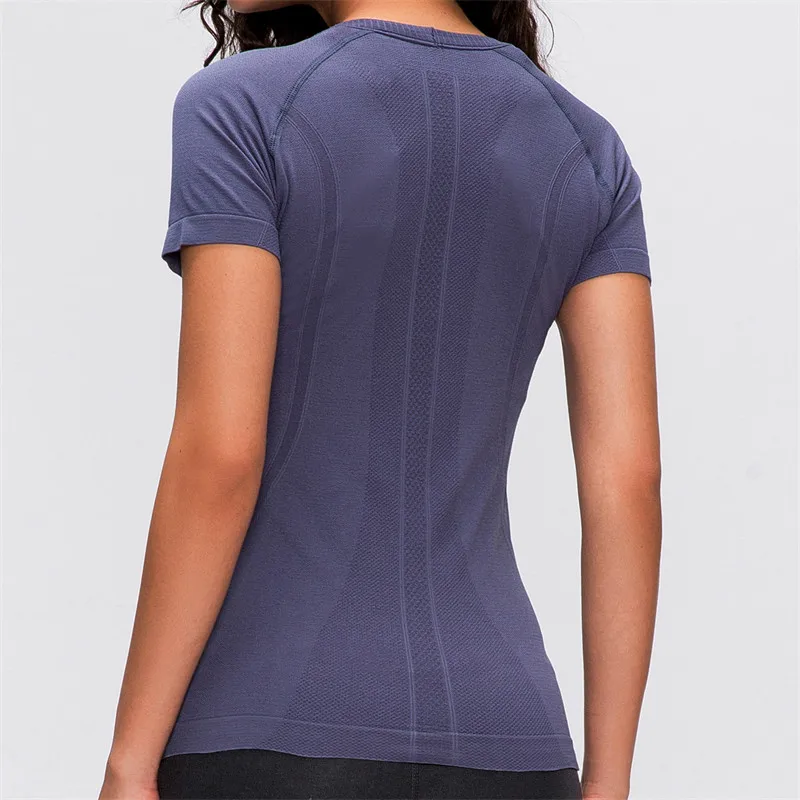 Женский топ для йоги Nepoagym мягкий эластичный Топ занятий йогой с коротким рукавом