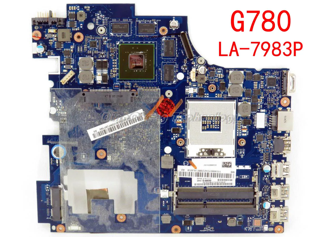 

Laptop Motherboard For Lenovo G780 QIWG7 LA-7983P DDR3 HM76 GT635M 2GB non-integrated graphics card 100% fully tested