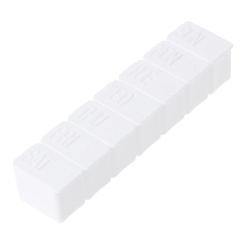 7 дневная таблеточная коробка для хранения таблеток крышек контейнер органайзер