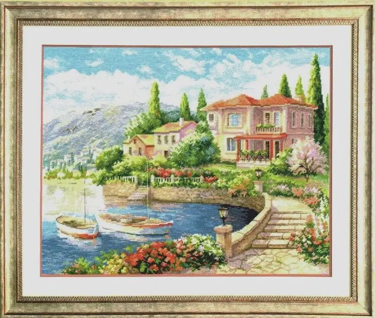 100% египетская хлопковая Золотая коллекция милый Набор для вышивки крестиком