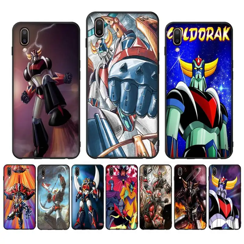 

UFO Robot Grendizer Phone Case Case For Oppo Reno Realme C3 6Pro Cover For vivo Y91C Y17 Y19 Funda Capa