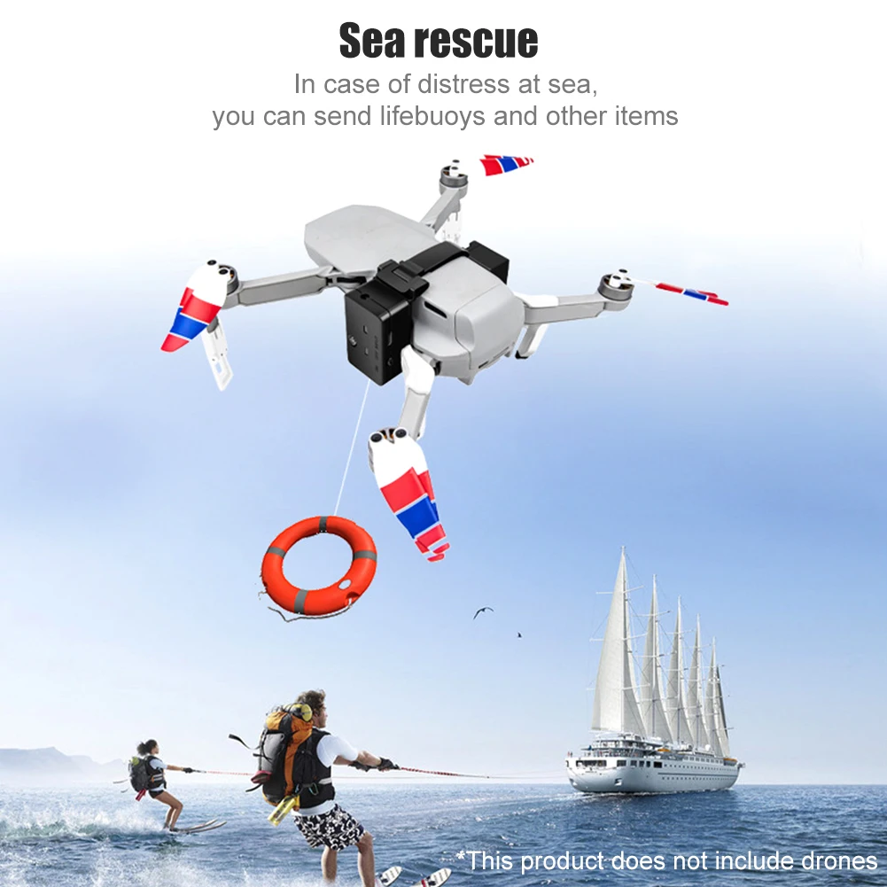 

Airdrop Equipment Drone Release Device Fishing Lines Search Payload Transportation ABS Useful Delivery Fit For DJI Mavic Mini