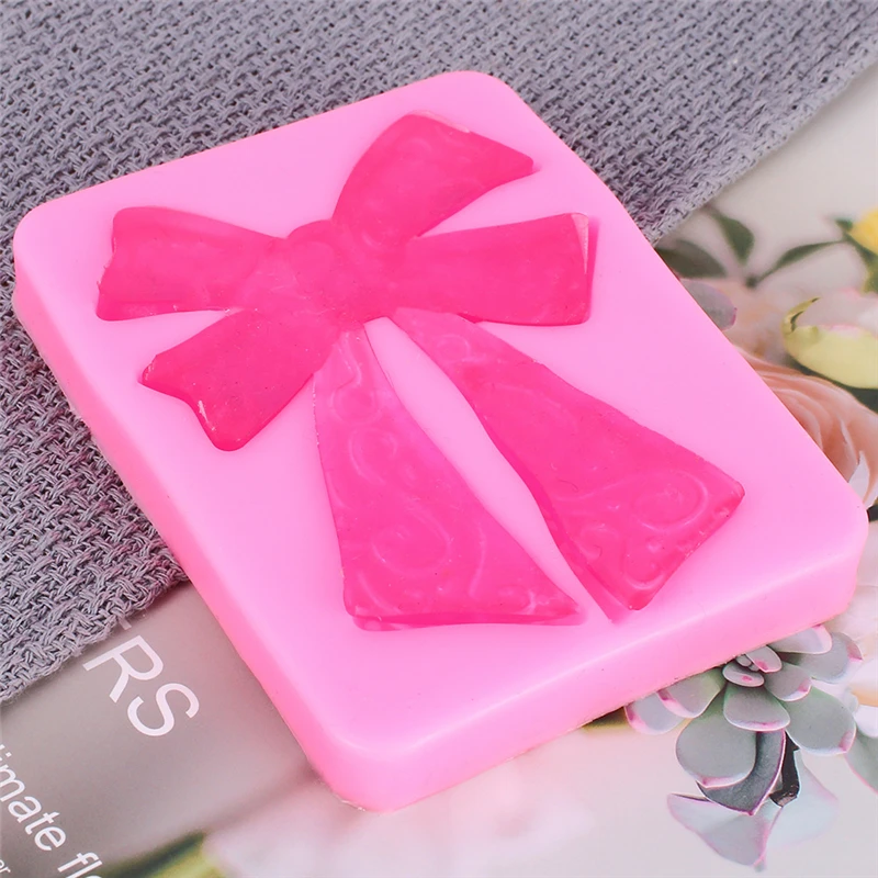 Силиконовая форма для помадки Aomily 3D в форме банта шоколадных конфет леденцов