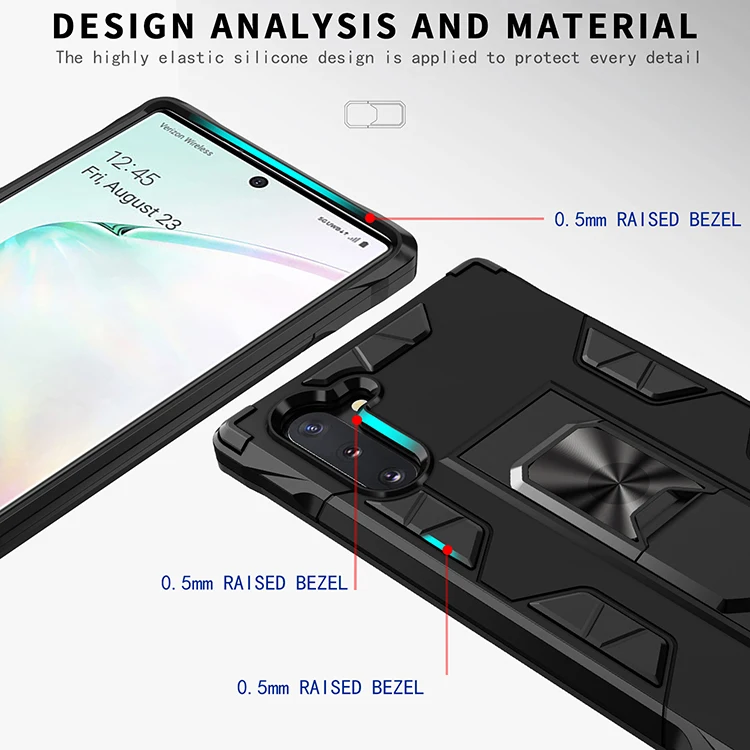 

PC Phone Case For Samsung Galaxy A10S A20S A10 Note 8 9 10 S8 S9 S10 S10E Lite Plus J2 A01 M01 M10 CORE 2020 Invisible Bracket