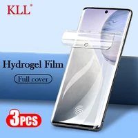 1 3 pcs full cover hydrogel film for vivo y31 y17 y19 y20 y93 y12s y53 y52 u20 v21e v21 y72 y11 x50 x60 pro screen protector