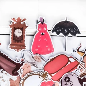 38 шт.упак., новинка, винтажные Стикеры для мебели в стиле мори s, стикеры для рукоделия, фотоальбомов, стикеры для скрапбукинга