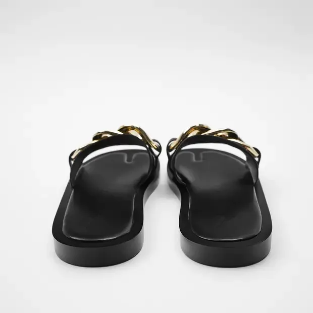 

Flat Shoes Female Slippers Casual Slipers Women Slides Beige Heeled Sandals Luxury 2021 Soft Black Rome Microfiber Scandals Soli