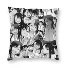 Наволочка-наволочка с надписью Don't Bully Me, Miss Nagatoro, декоративная квадратная наволочка в стиле Харадзюку, 40x40 см, наволочка для дивана