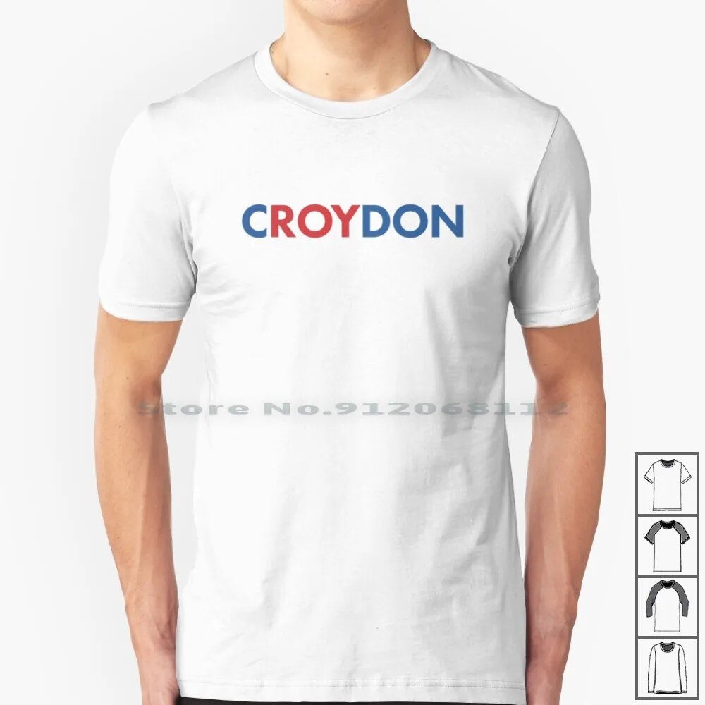 

Футболка Croydon, 100% хлопок, Cpfc Roy Hodgson, Футбольная Премьер-лига Лондона, кристалл, Zaha, футбол