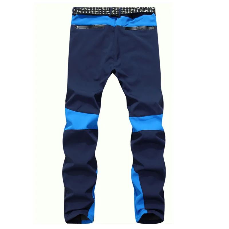 Мужские Зимние флисовые брюки с мягкой подкладкой для рыб лыжные уличные