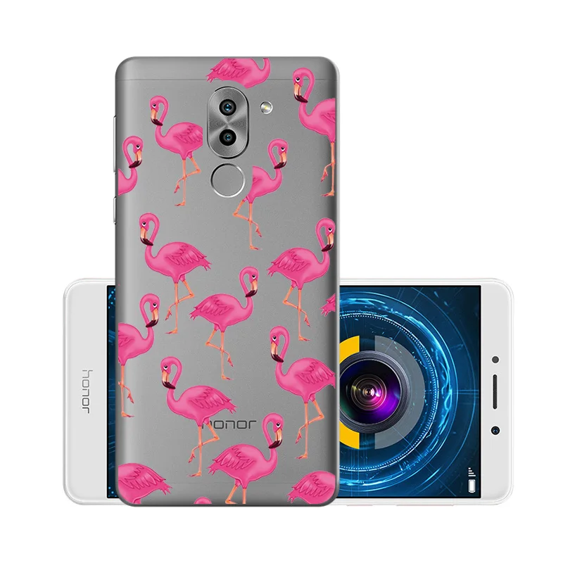 W023 Мягкий чехол из ТПУ, чехлы для huawei Honor 6X, силиконовый прозрачный чехол для huawei GR5, BLL-L21 BLN-AL10 Honor6X mate 9 Lite - Цвет: W023