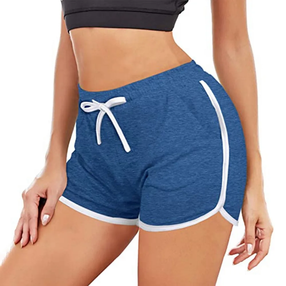 

Women's Sports Shorts Workout Athletic Short Running Yoga Pants Summer Fitness Elastic Waist Pants Gym Exercise Shorts